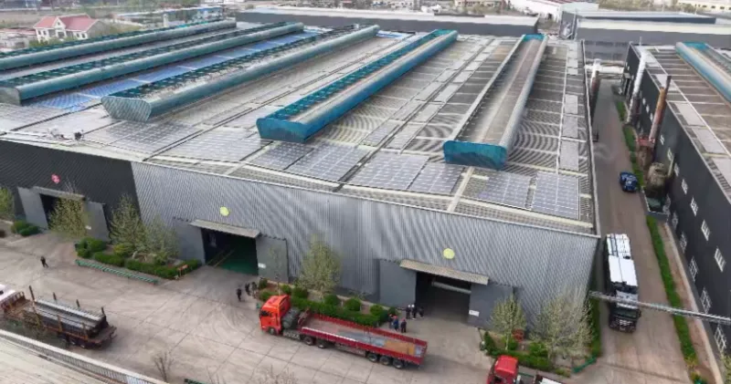 Shunchen steel reinforcement bar storage warehouse